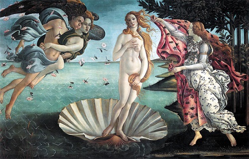 Sandro Botticelli's Birth of Venus, c. 1486